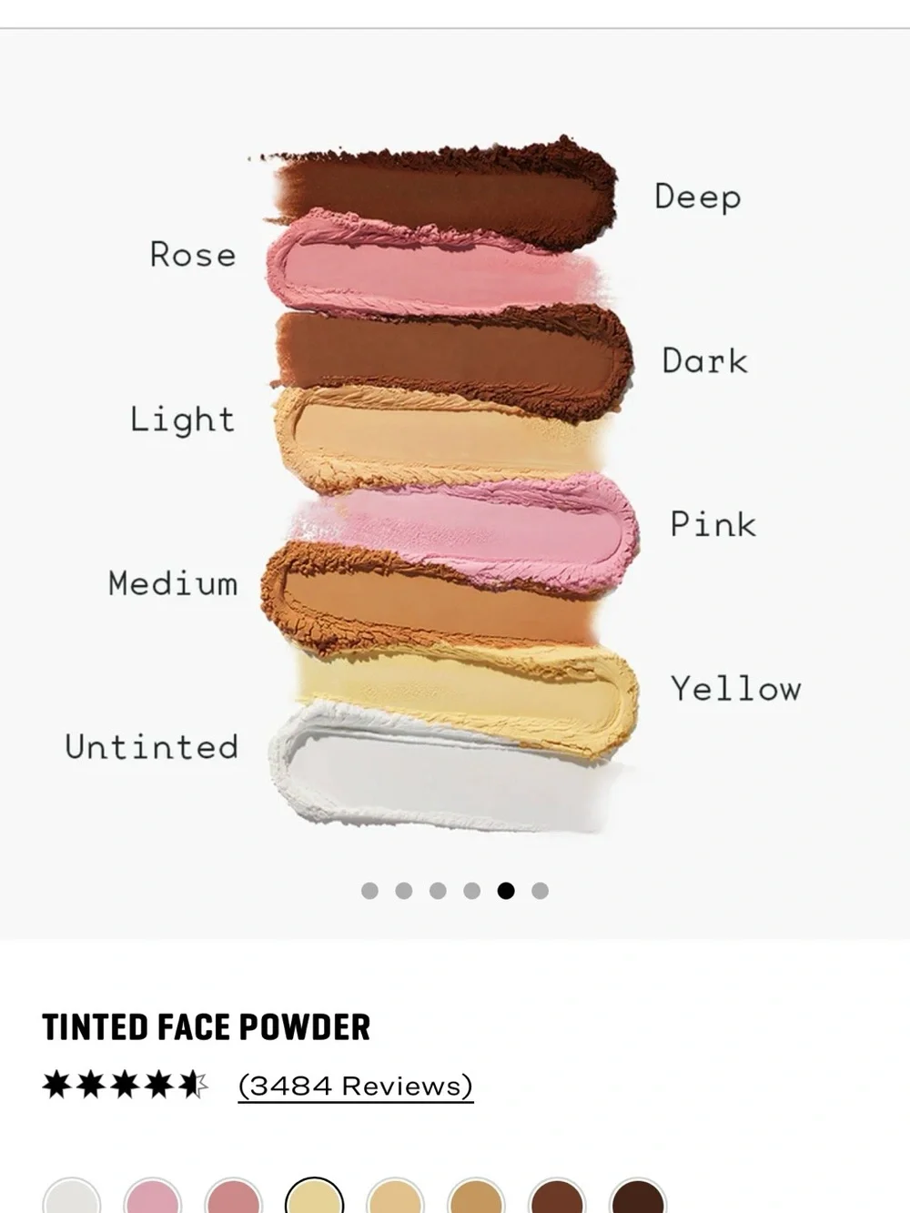 Jones Road Tinted Face Powder — Yellow New In Box